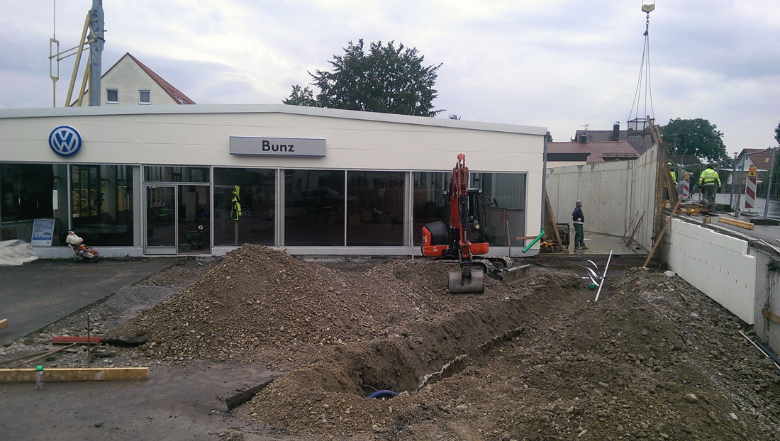 Autohaus Bunz Umbau und Erweiterung